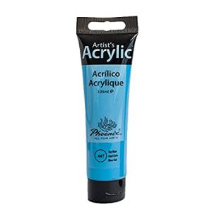 Farba akrylowa Phoenix 125ml, Błękitna - Sky Blue